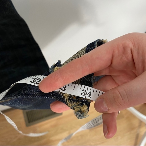 Paper Denim & Cloth Distressed Jeans NWT Sz 27 Flare - Picture 10 of 10